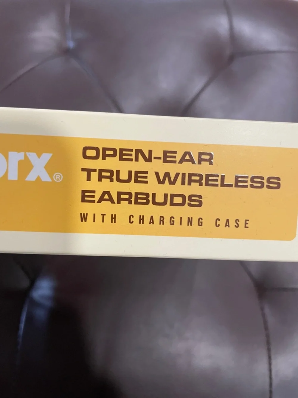 Chargeworx Open-Ear True Wireless Earbuds in Black New In Box